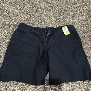 women’s all black shorts